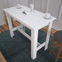 Hanah Home Mesa de Comedor Barra - Shiny White
